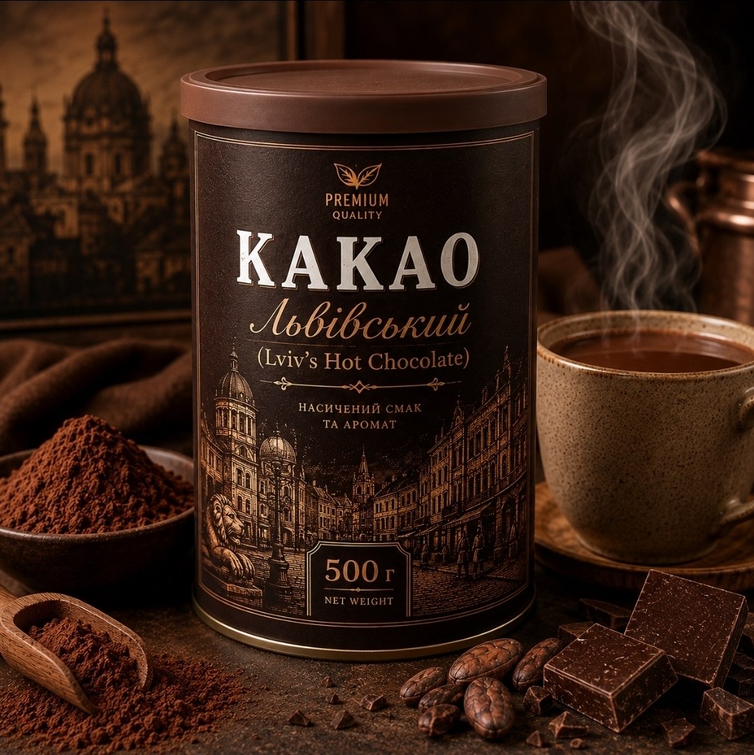 Какао «Львівський» — 500 г 🍫☕️